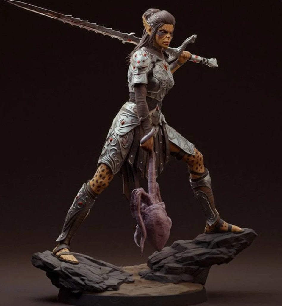Estátua Colecionador - Lae'zel v2 Baldur's Gate 3