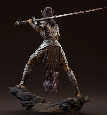 Estátua Colecionador - Lae'zel v2 Baldur's Gate 3