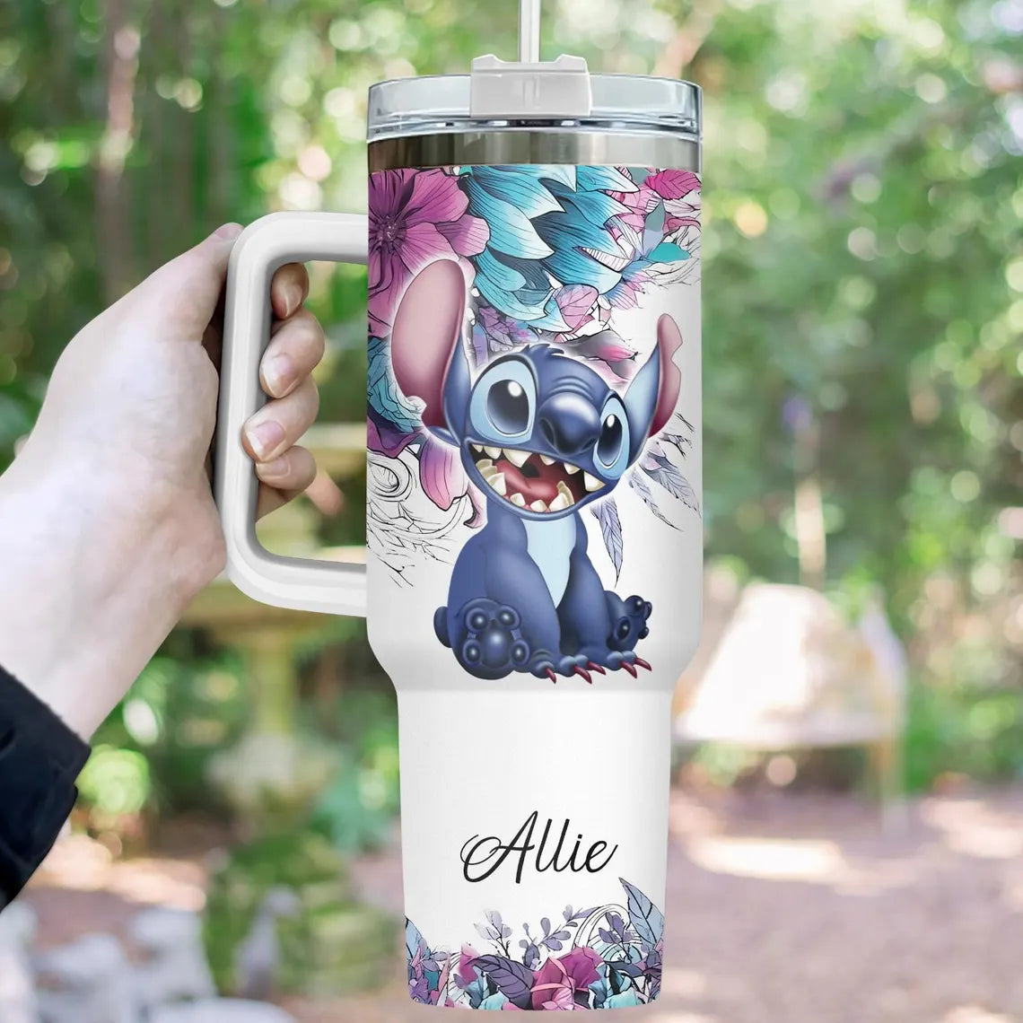 Copo 1.2L para Meninas - Stitch (personalizável)