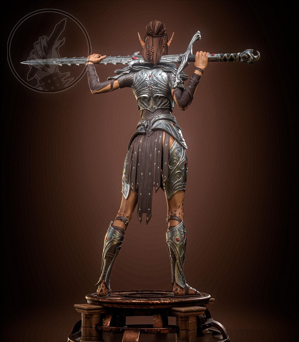 Estátua Colecionador - Lae'zel Baldur's Gate 3