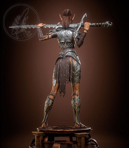 Estátua Colecionador - Lae'zel Baldur's Gate 3