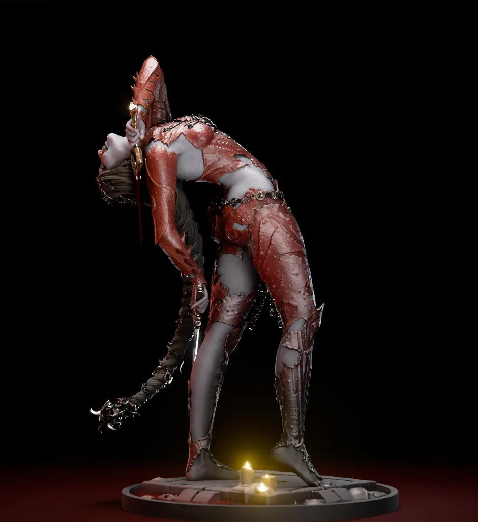 Estátua Colecionador - Orin, o Vermelho Baldur's Gate 3