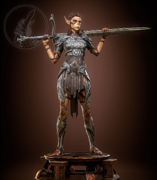 Estátua Colecionador - Lae'zel Baldur's Gate 3