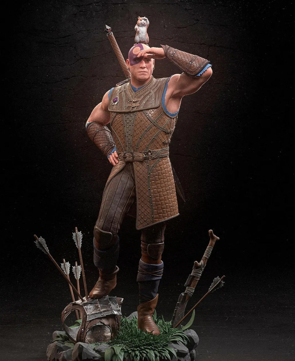 Estátua Colecionador - Justiceiro Mestre das Criaturas