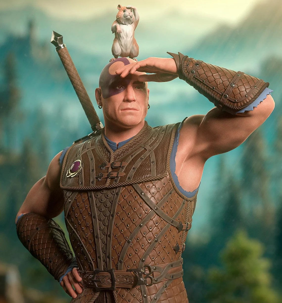 Estátua Colecionador - Justiceiro Mestre das Criaturas