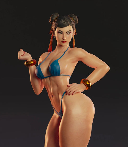 Estátua Colecionador - Chun Li Versão Bikini