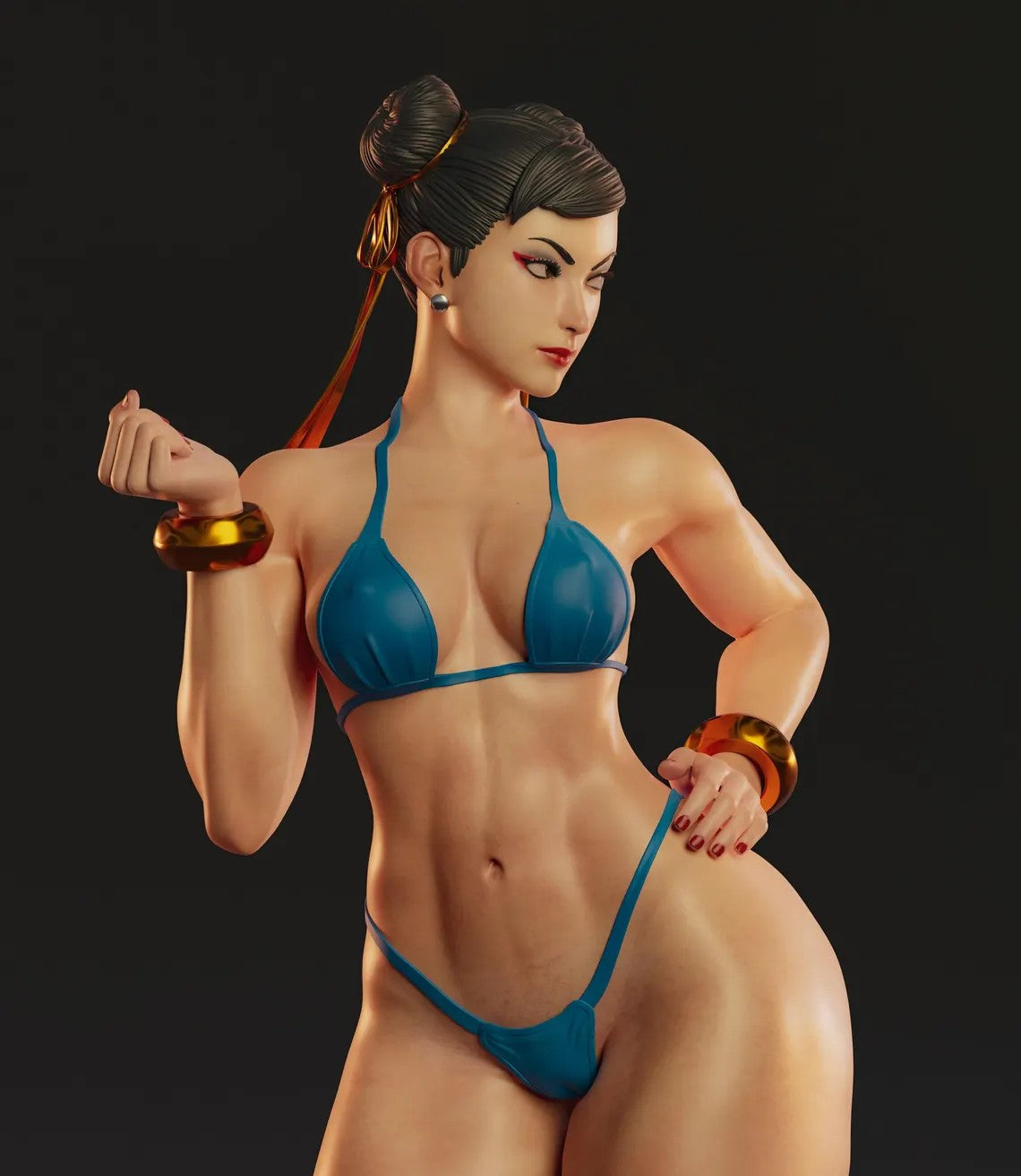 Estátua Colecionador - Chun Li Versão Bikini