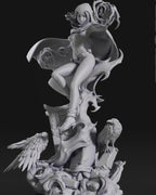 Estátua Colecionador - Raven