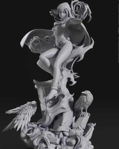 Estátua Colecionador - Raven