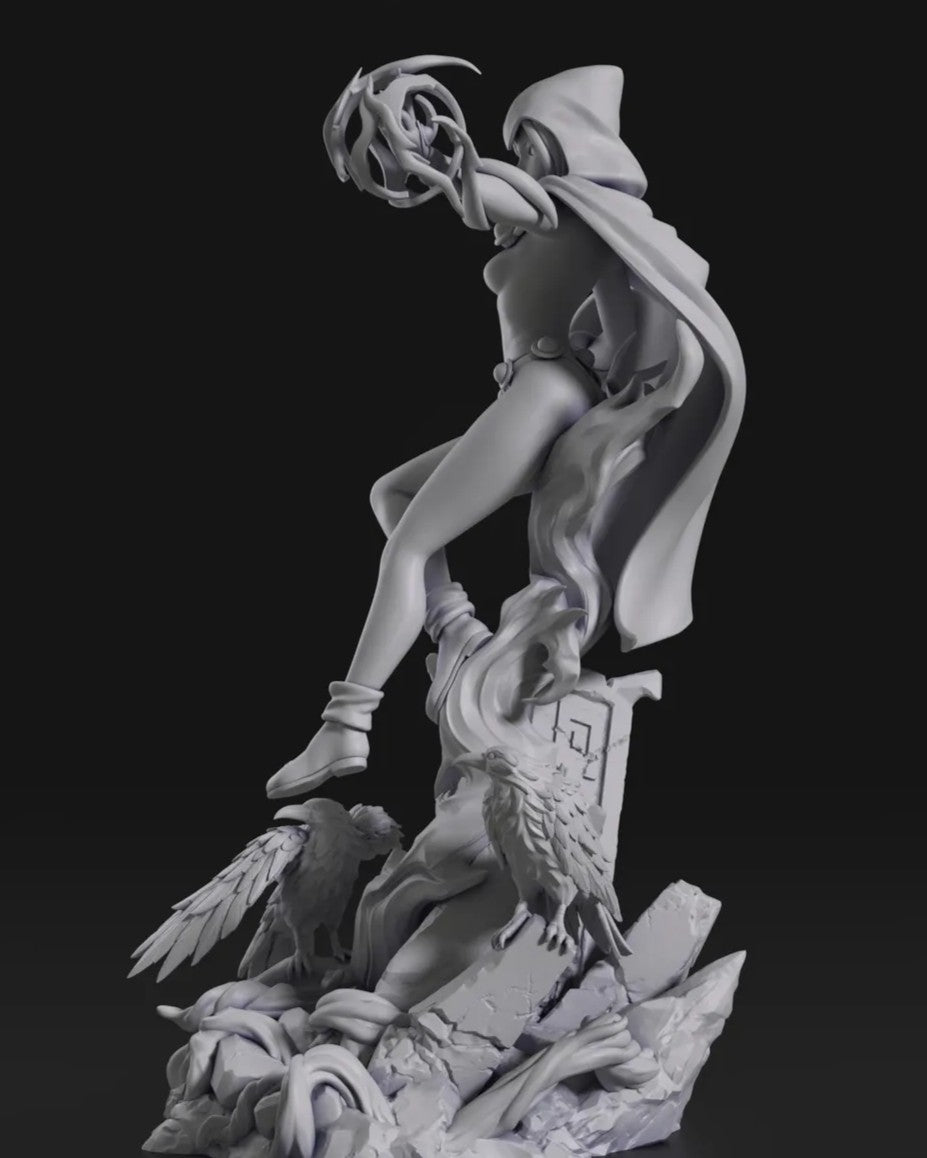 Estátua Colecionador - Raven