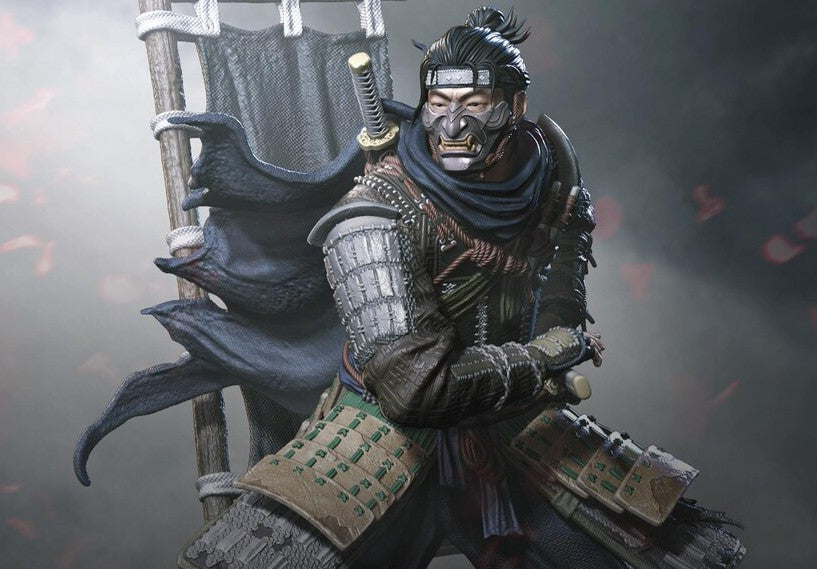 Estátua Colecionador - Jin Sakai Ghost of Tsushima