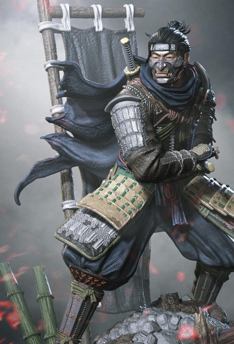 Estátua Colecionador - Jin Sakai Ghost of Tsushima