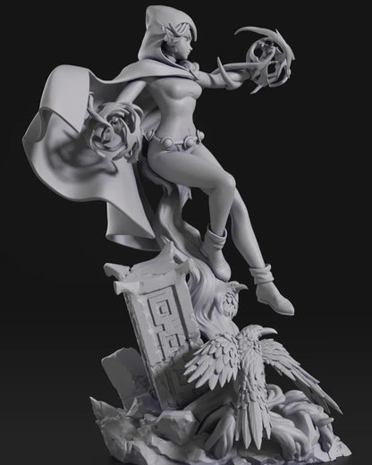 Estátua Colecionador - Raven