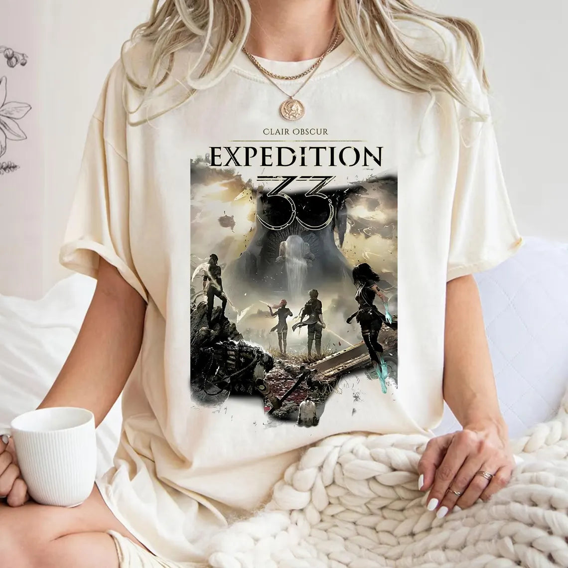 Roupa Clair Obscur: Expedition 33 - T-Shirts
