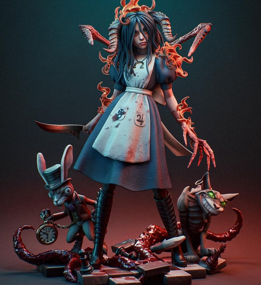 Estátua Colecionador - Alice Madness