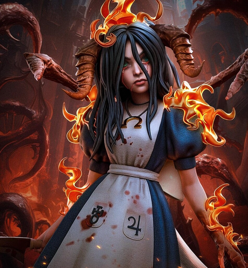 Estátua Colecionador - Alice Madness