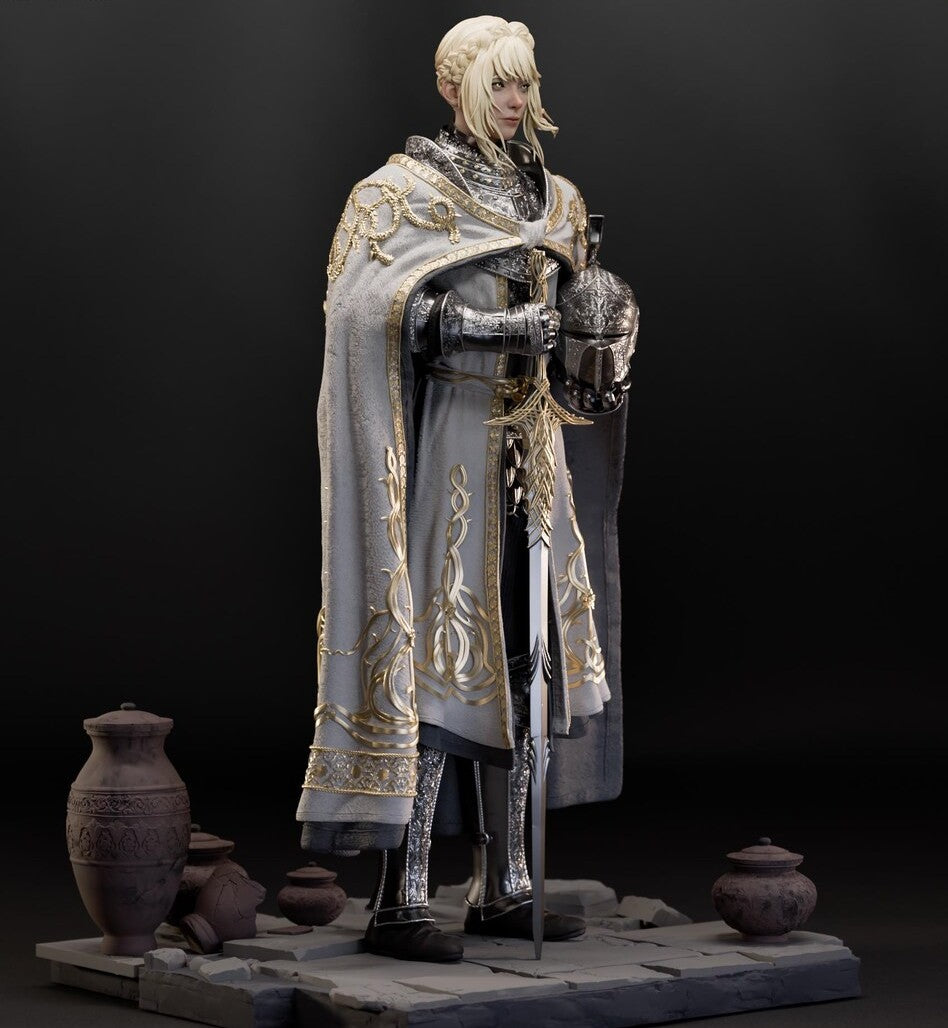 Estátua Colecionador - Agulha Cavaleiro Leda