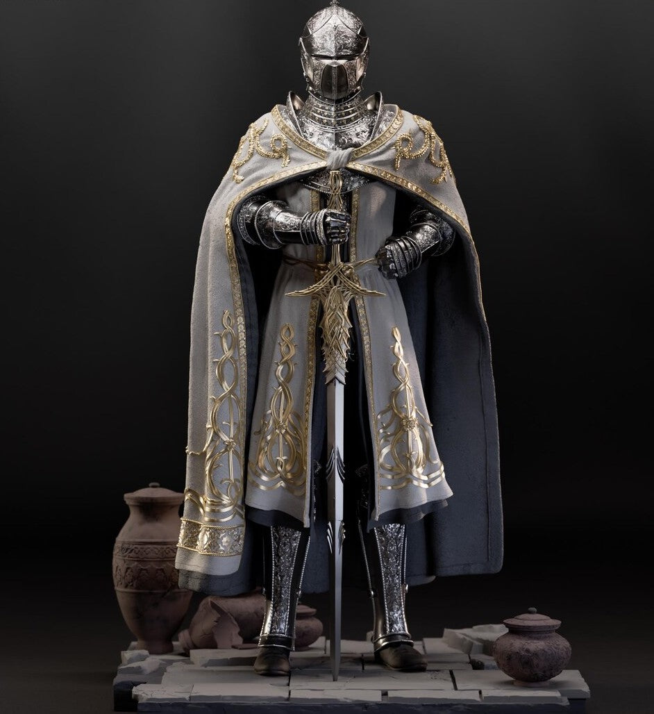 Estátua Colecionador - Agulha Cavaleiro Leda