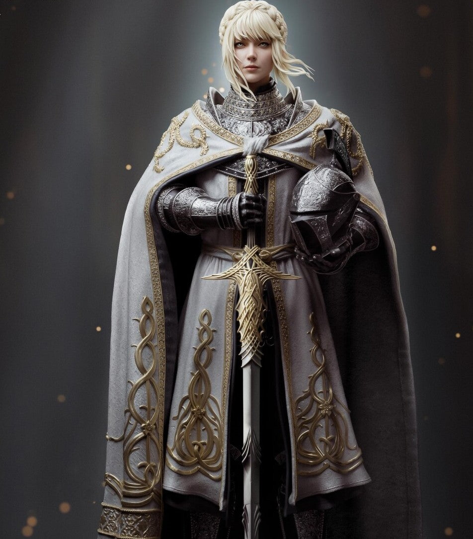 Estátua Colecionador - Agulha Cavaleiro Leda