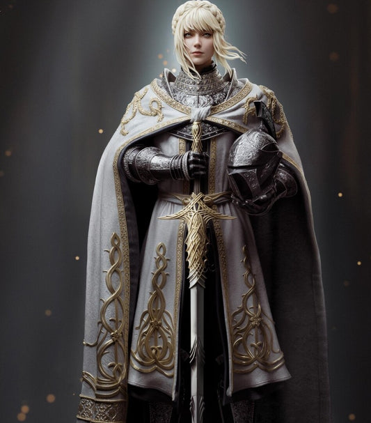 Estátua Colecionador - Agulha Cavaleiro Leda