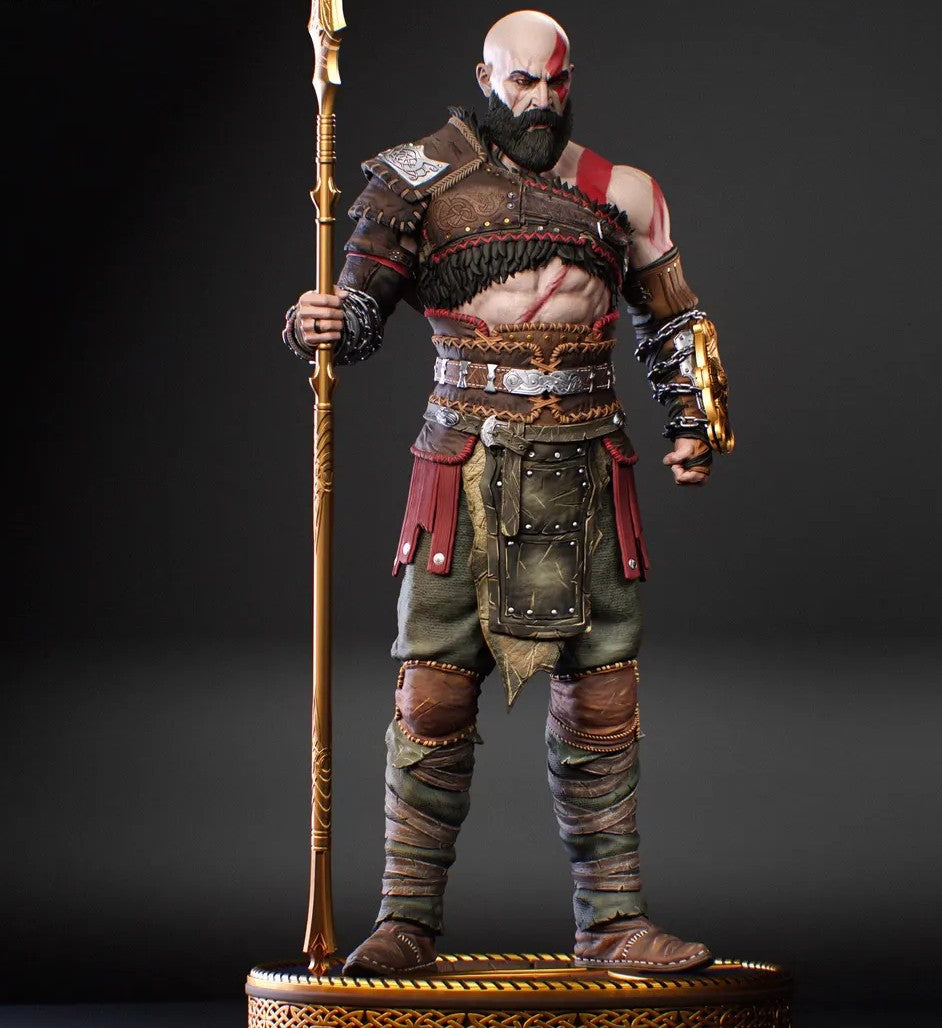 Estátua Colecionador - Kratos