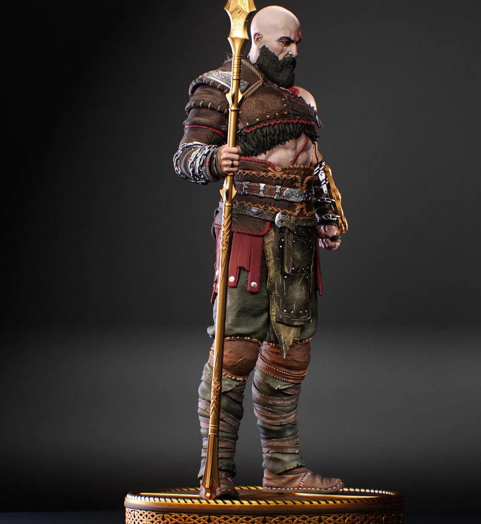 Estátua Colecionador - Kratos