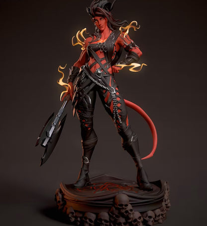 Estátua Colecionador - Karlach Baldur's Gate 3