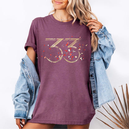 Roupa Clair Obscur: Expedition 33 - T-Shirts Estampa 33