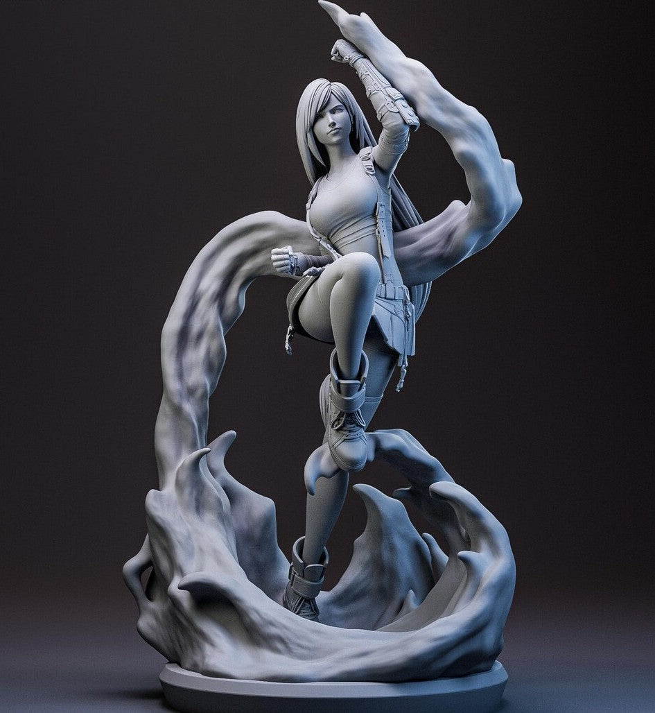 Estátua Colecionador - Tifa Lockhart