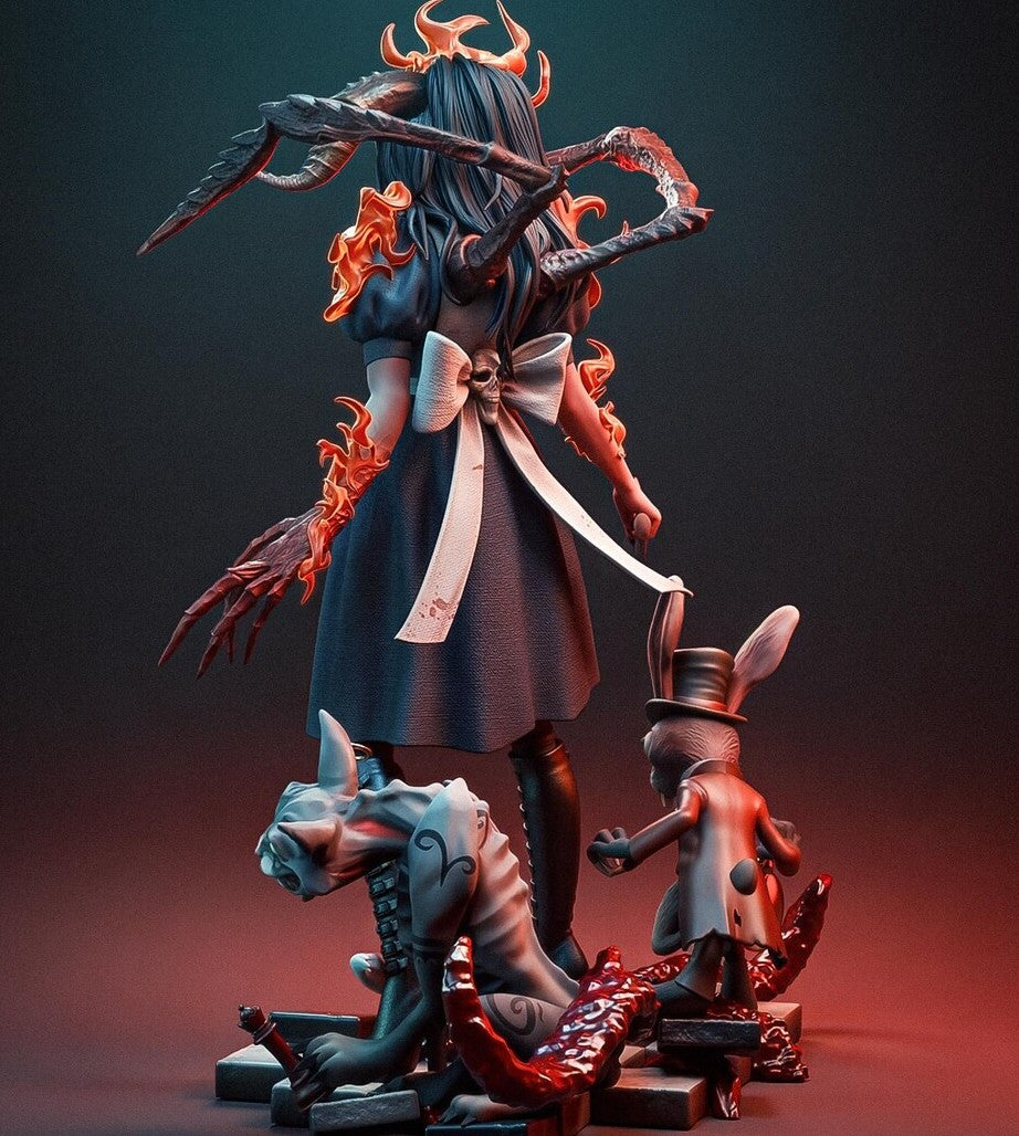 Estátua Colecionador - Alice Madness
