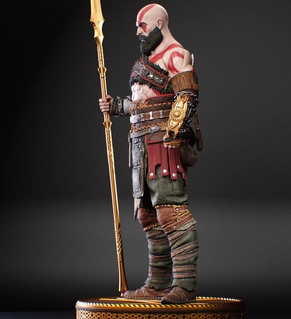 Estátua Colecionador - Kratos