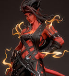 Estátua Colecionador - Karlach Baldur's Gate 3