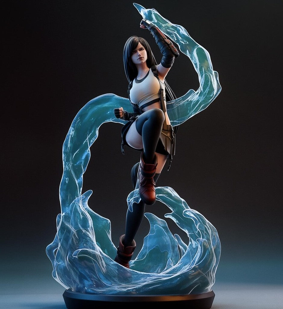 Estátua Colecionador - Tifa Lockhart