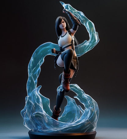 Estátua Colecionador - Tifa Lockhart