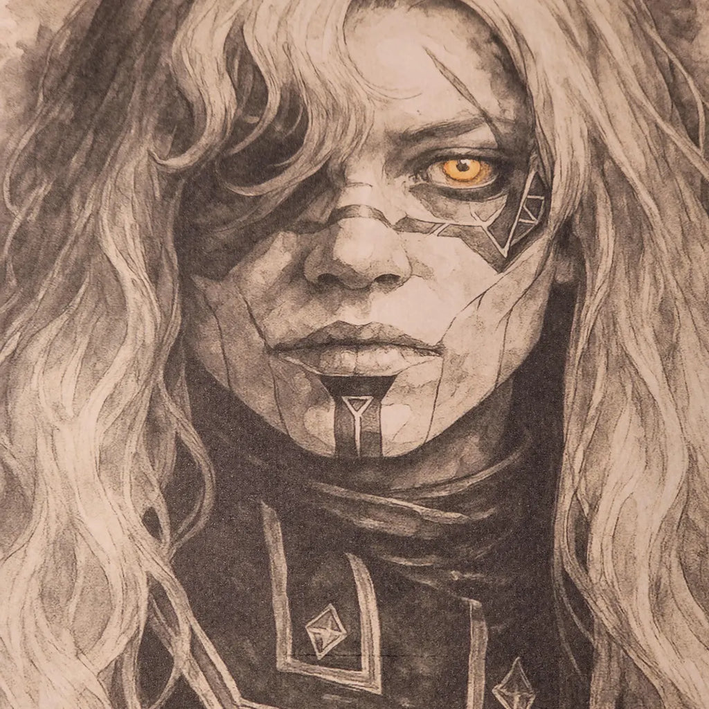 Watercolor painting Alicia - Clair Obscur: Expedition 33