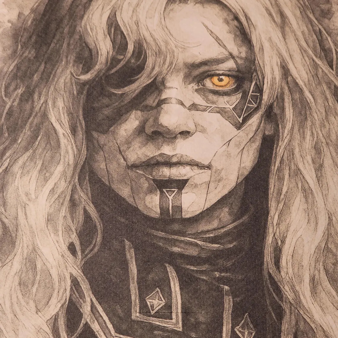 Tela em Aquarela Alicia - Clair Obscur: Expedition 33