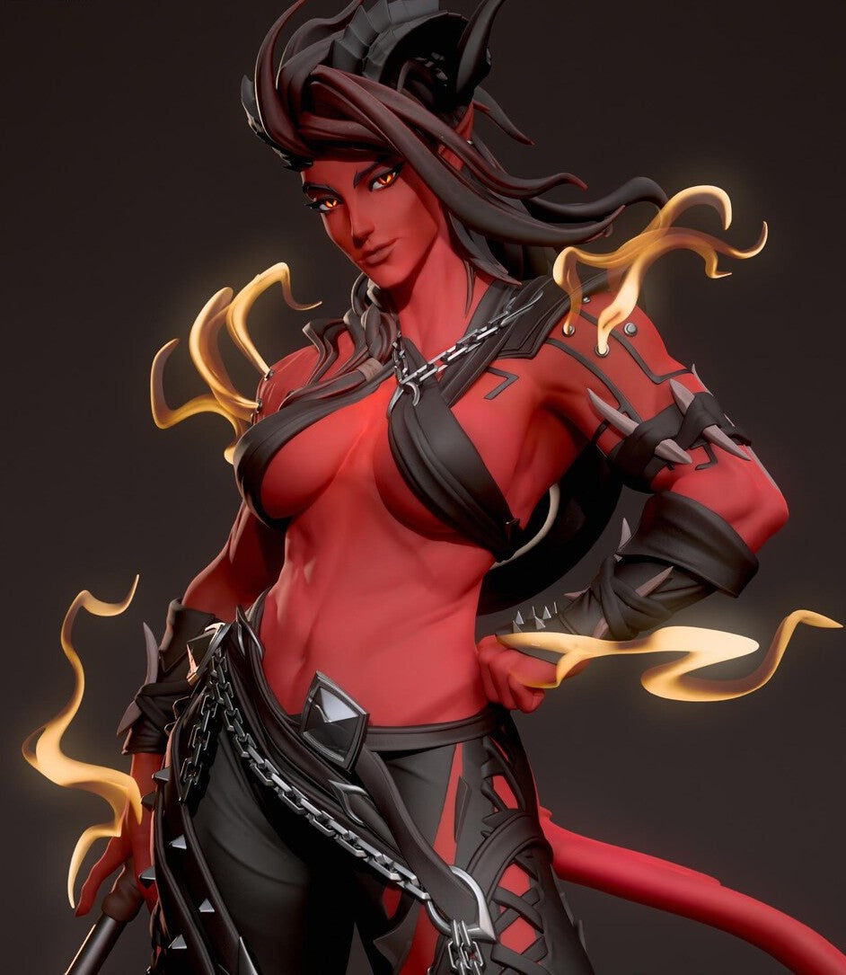 Estátua Colecionador - Karlach Baldur's Gate 3