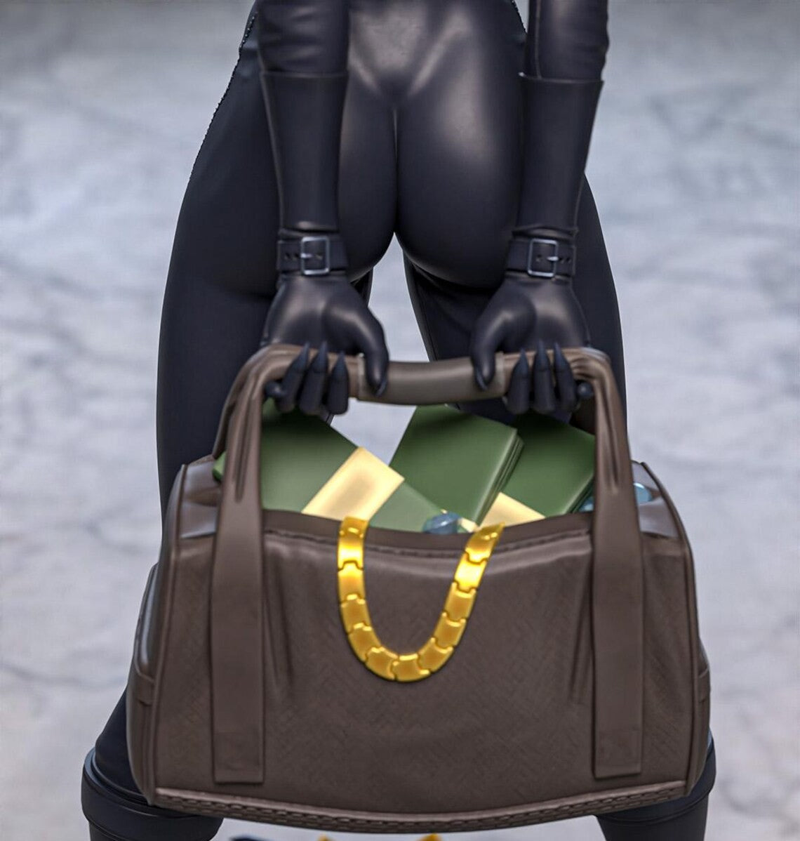 Estátua Colecionador - Mulher Gato