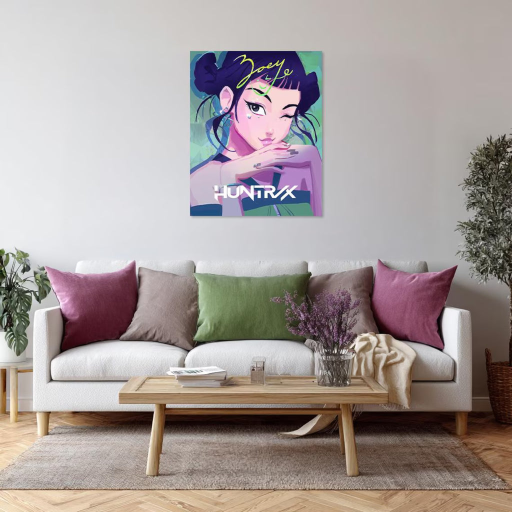 Arte de parede KPop Demon Hunters - Huntrix