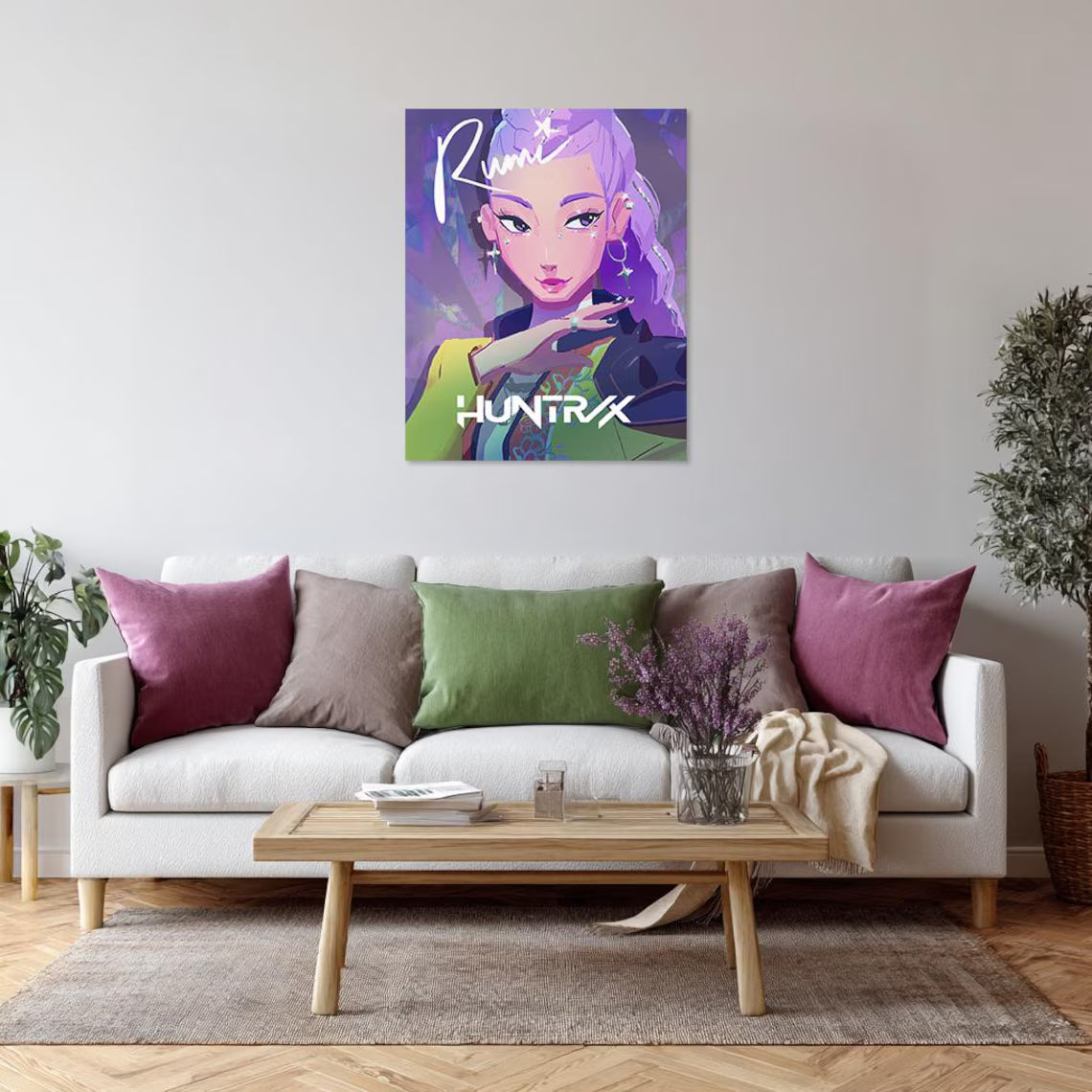 Arte de parede KPop Demon Hunters - Huntrix