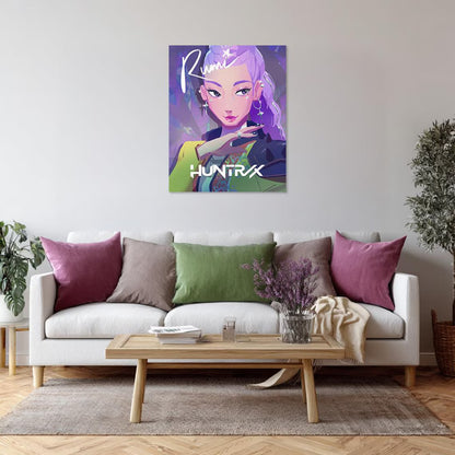 Arte de parede KPop Demon Hunters - Huntrix