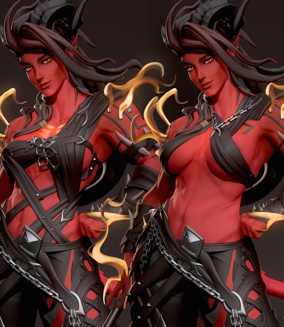 Estátua Colecionador - Karlach Baldur's Gate 3