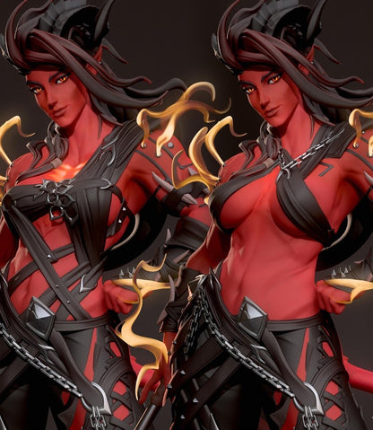 Estátua Colecionador - Karlach Baldur's Gate 3