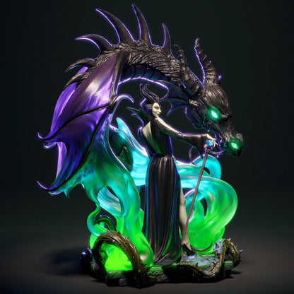 Estátua Colecionador - Maleficent
