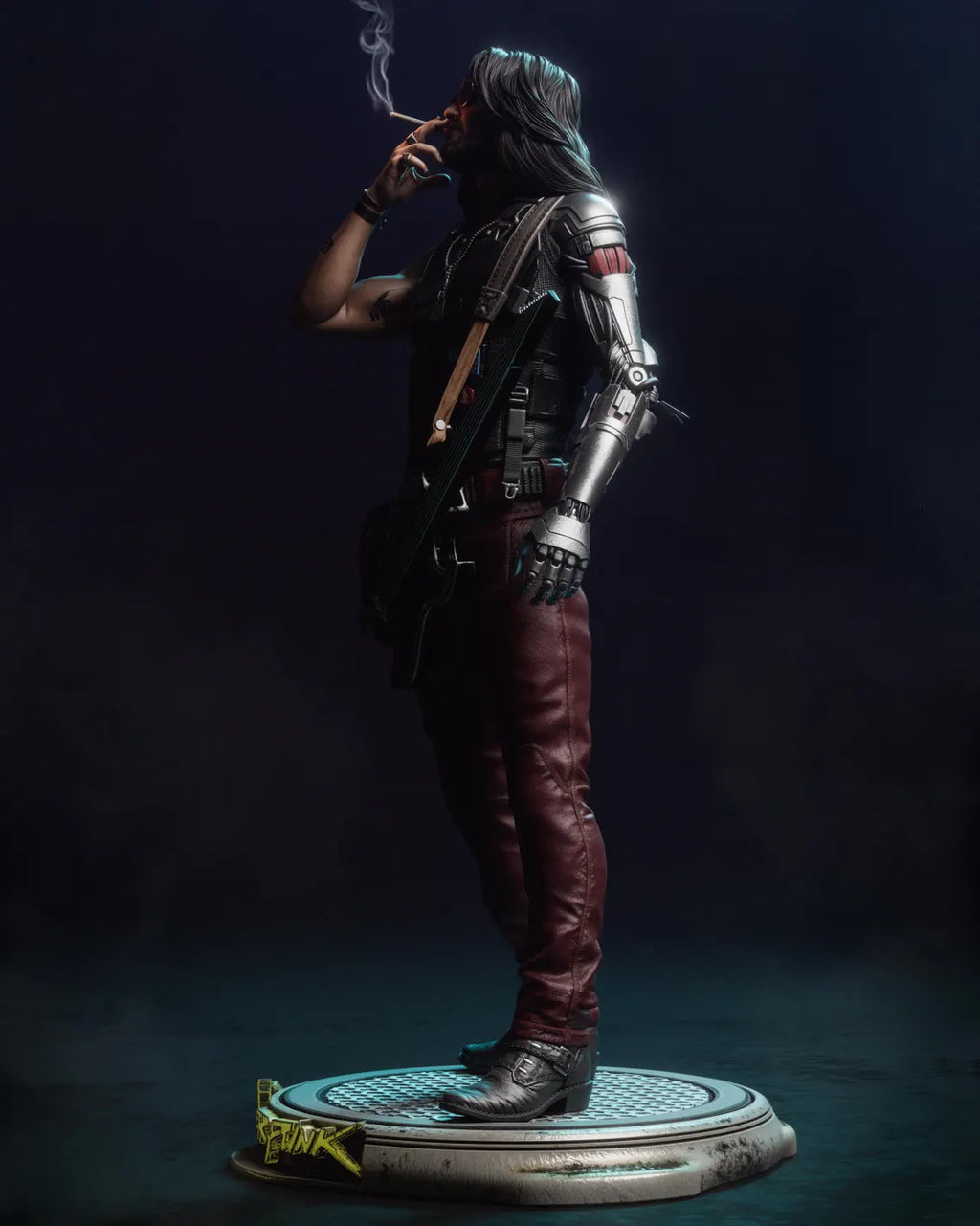 Estátua Colecionador - Johnny Silverhand