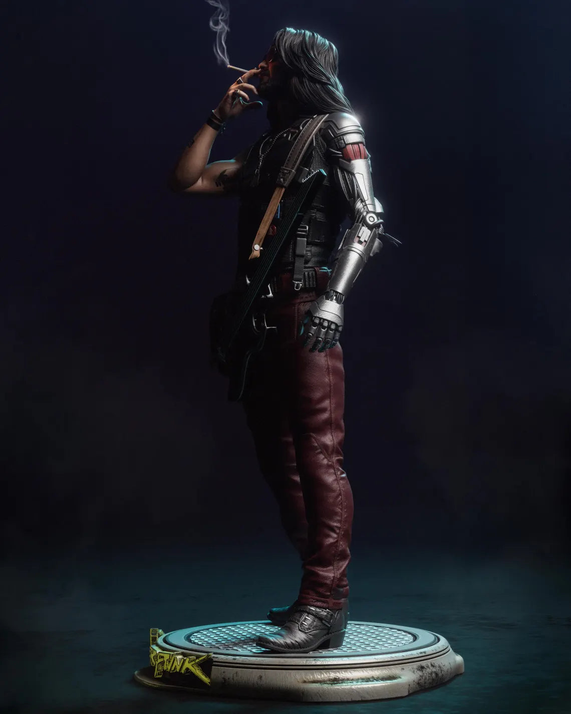 Estátua Colecionador - Johnny Silverhand