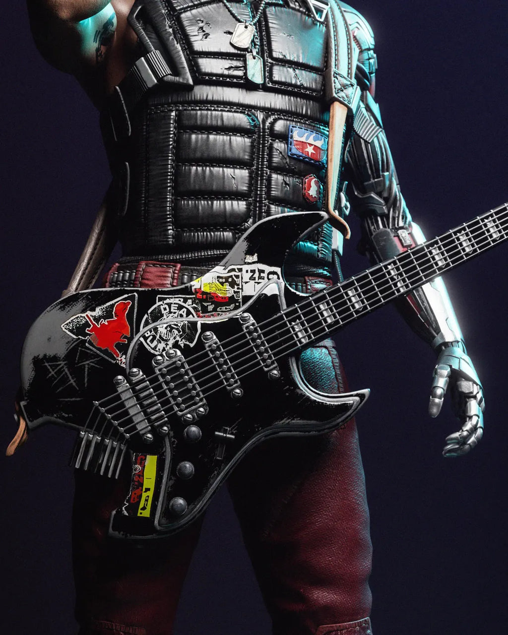 Estátua Colecionador - Johnny Silverhand