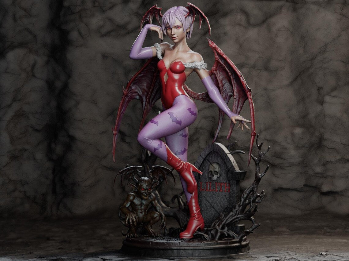 Estátua Colecionador - Lilith Darkstalkers