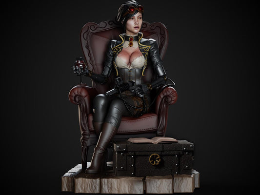 Collector's Statue - Lady Mechanika