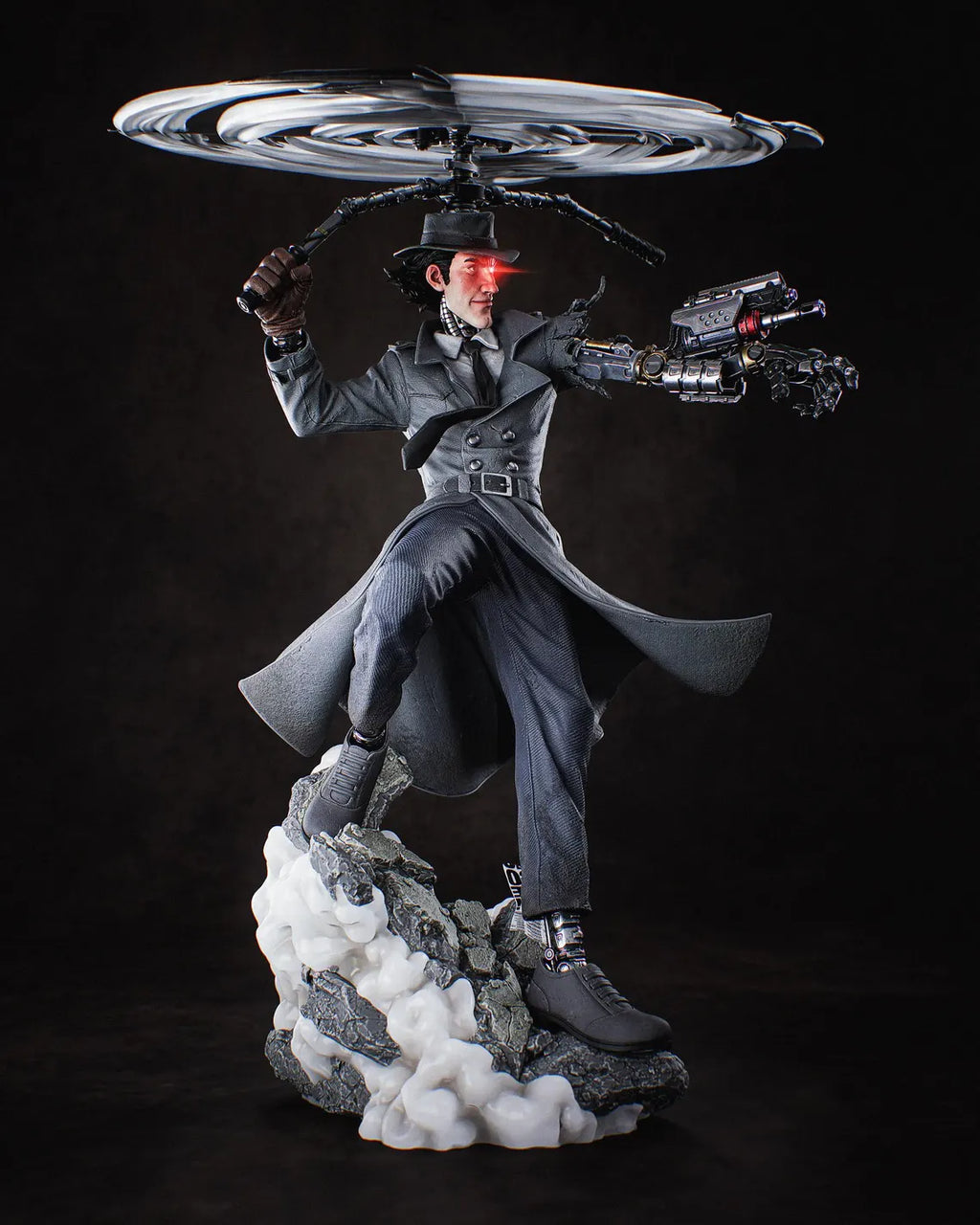 Estátua Colecionador - Inspetor Gadget